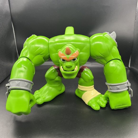 Eagle Talon Castle Ogre Troll Sounds Fisher Price Imaginext Green NO Club Weapon - Picture 1 of 16